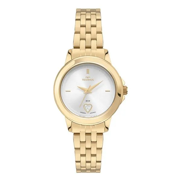 Relógio Technos Feminino Ref: 2035ncx/1k Fashion Dourado