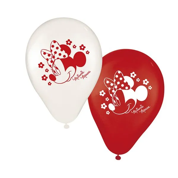 Balão Redondo N°9 Minnie com 25 Unidades Regina
