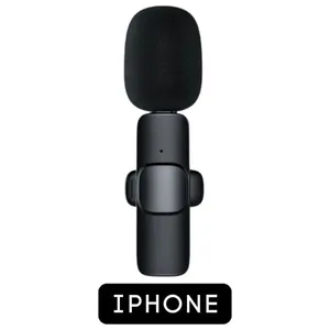 Microfone Lapela Wireless Sem Fio Para Iphone Ipad Lightning