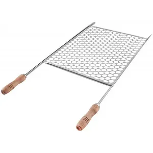Grelha Moeda Utimil em Aço Inox 48 x 38 cm Inox