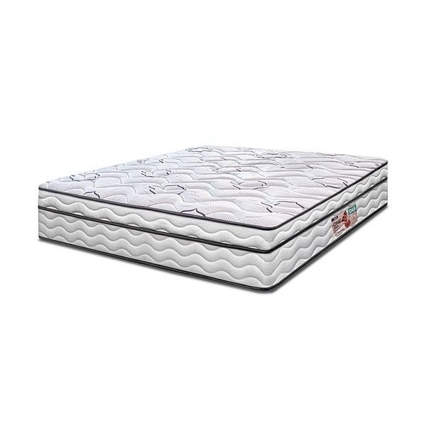 Colchão de Casal Cama InBox Moderne Ortopédico com Camada Especial de Espuma D45 25x138x188cm Branco com Cinza