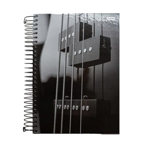 Caderno Universitário Jandaia Espiral Capa Dura Le Masculino 20 Matérias 320 Folhas Modelo 4
