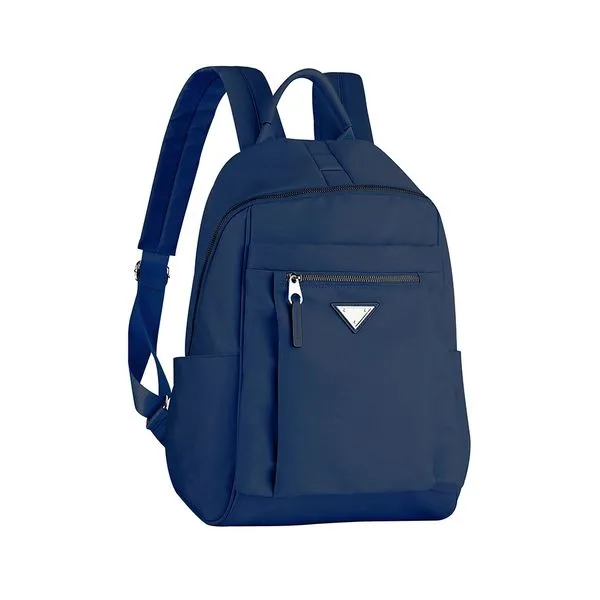 Mochila para Notebook Semax Acetinada Glow Azul Petróleo 17"