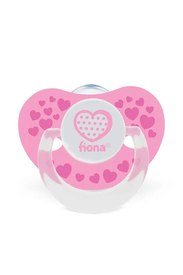 Chupeta Ortodôntica Fiona Clássica Tamanho 2 Rosa