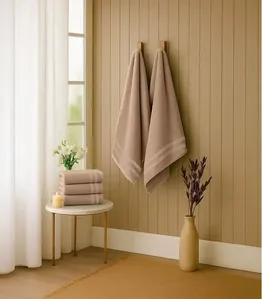 Kit 2 Toalhas De Banho De Algodão Rovitex Home Marrom UN / Marrom