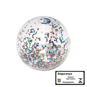 Bola Inflável com Glitter Sort