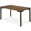 Mesa de Jantar Aço Nobre 0388 Kansas Marrom