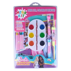 Mega Kit Livro para Ler, Colorir e Brincar Ciranda Cultural Barbie