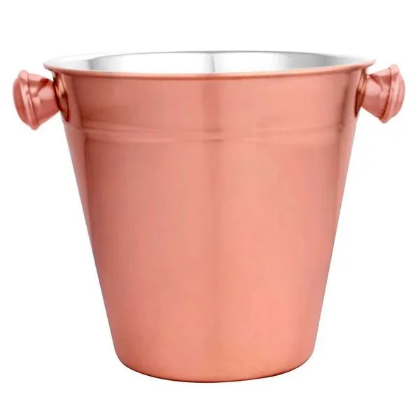 Balde para Gelo Dynasty Open Bar em Aço Inox Cobre - 1,25 L Cobre