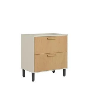 Balcão Cooktop Gavetão E Porta Basculante Nogal Bertolini Dourado/areia