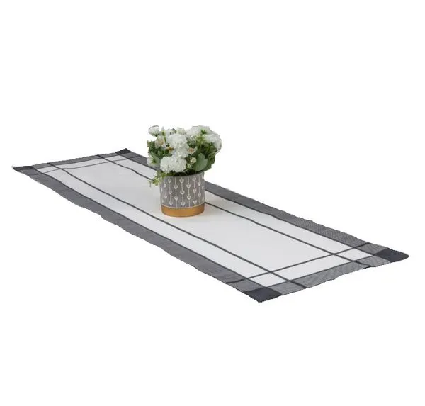 Caminho Mesa Maison Charmy 40x170cm Silver Argivai