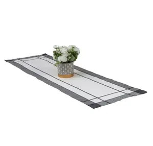 Caminho Mesa Maison Charmy 40x170cm Silver Argivai