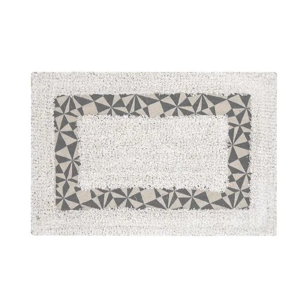 Tapete Para Banheiro Le Mosaico em Algodão 40x60cm Modelo 10