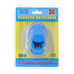 Furador Eva 25mm Borboleta Blister