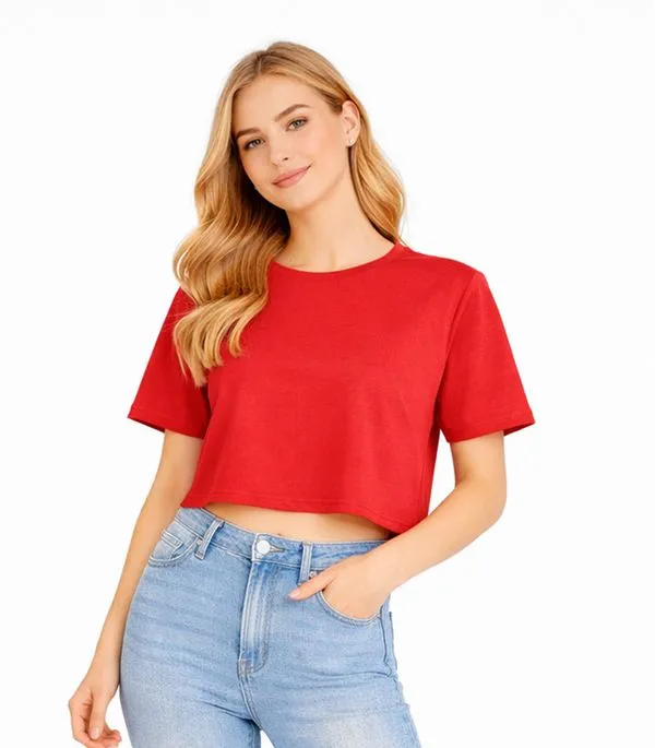 Blusa Feminina Básica Malha Suplex Infinita Cor Laranja P