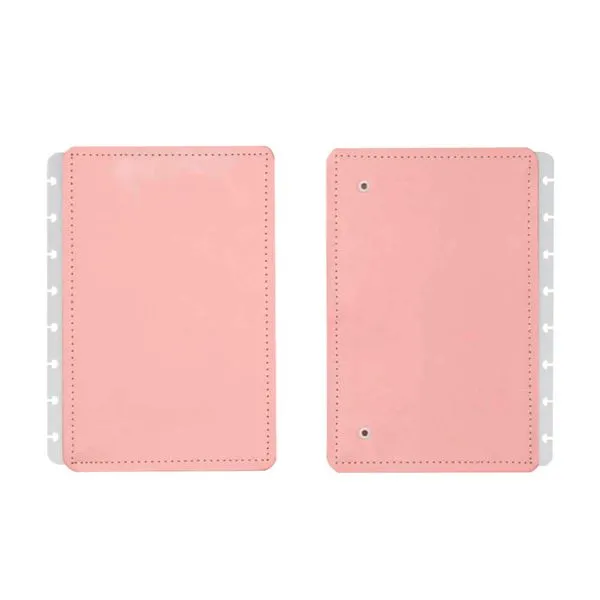 Capa e Contracapa Caderno Inteligente A5 Rosê Pastel
