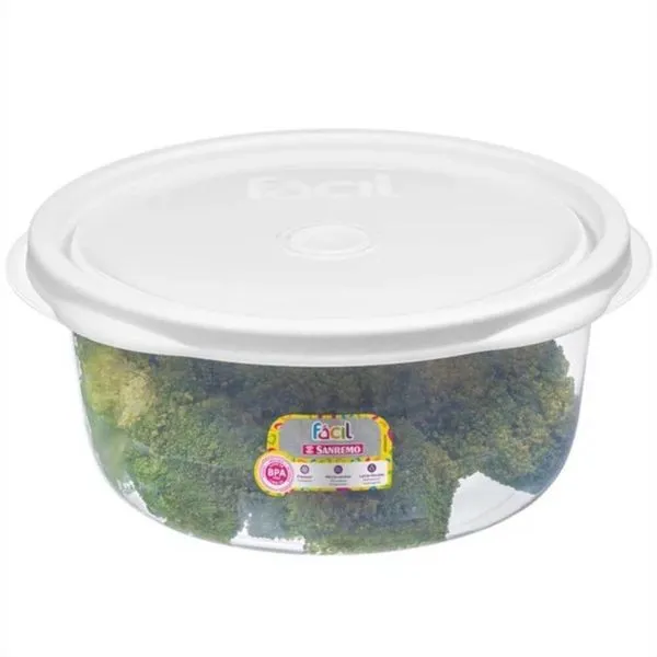 Pote Redondo Cores Sortidas 1300ml - 115-6 - Sanremo Pote Redondo 1300ml Ref. 115-6 Sanremo