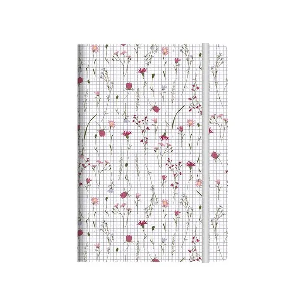 Caderneta Jandaia com Pauta Le Decor Collors 80 Folhas Aba Elástico Tamanho M Modelo 2