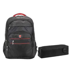 Kit Mochila Escolar Notebook V-1062 E Estojo Académie Preto - Vighs