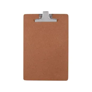Prancheta Souza Duratex Kraft Ofício Prendedor Zincado Grande 23x33cm
