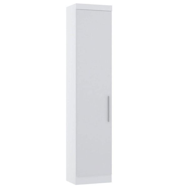 Guarda Roupa Sapateira 50cm 1 Pt Alpes Luciane Móveis Branco Pf-branco Pf