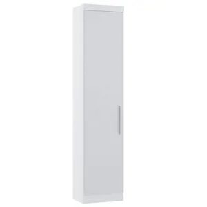 Guarda Roupa Sapateira 50cm 1 Pt Alpes Luciane Móveis Branco Pf-branco Pf