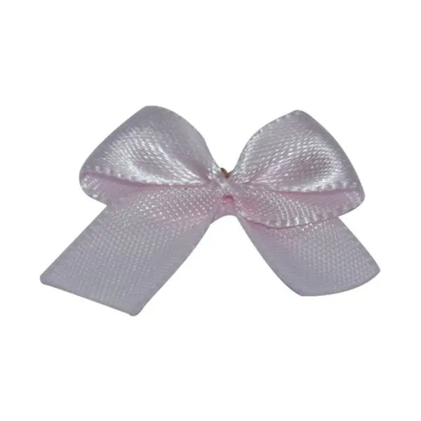 Aplique Laço 10mm com 50 Unidades Rosa Bebê