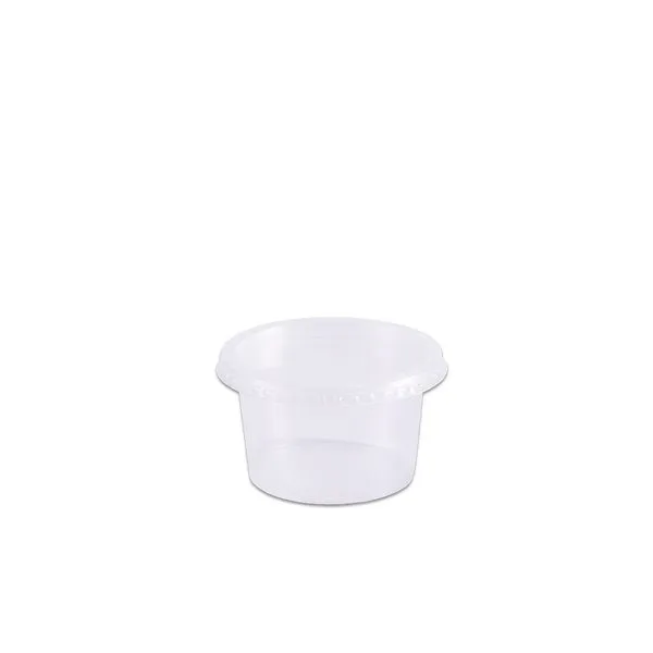 Pote Prafesta Redondo 250ml com Tampa 24 Unidades