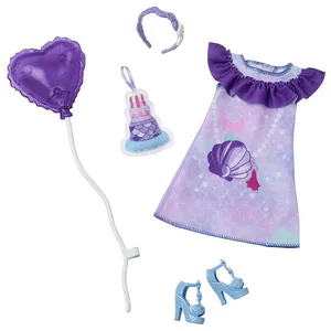 Kit de Roupas e Acessórios para Vestir sua Barbie com 5 Peças - Item Sortido
