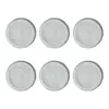 Conjunto de Pratos Rasos Porto Brasil Linhas Echo com 6 Peças Branco