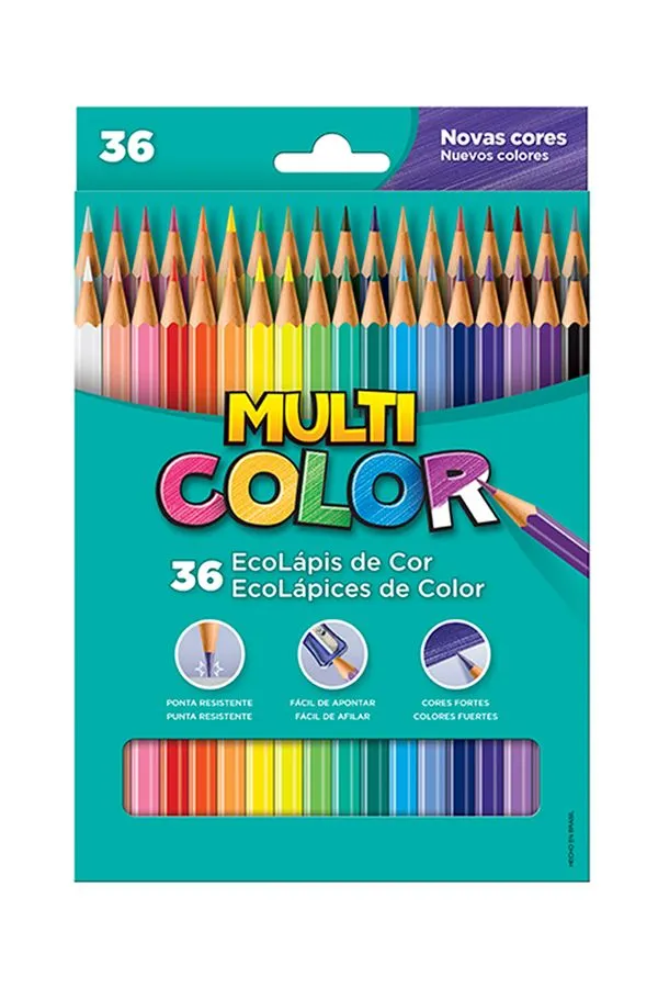 Lápis de Cor Faber-Castell Multicolor Super 36 Cores