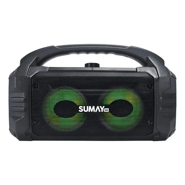 Caixa de Som Portátil Bluetooth Sunbox 50w Sumay sm Preto