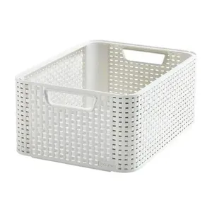 Cesto Organizador 18 Litros Style Curver Branco Keter