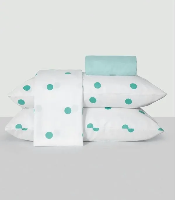 Jogo De Cama King 4 Peças Lar E Lazer Azul UN / Azul