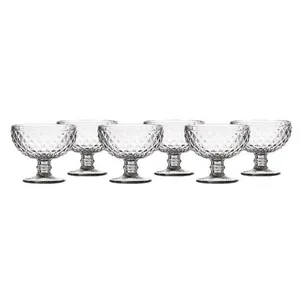 Conjunto de Taças para Sobremesa Hauskraft Vidro 12 cm 6 Peças Transparente