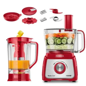 Multiprocessador Turbo Chef 9 em 1 Mondial Vermelho 1000W MPN-01-RF 110
