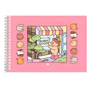 Livrinho para Colorir Bobbie Goods Capa Dura Cor:Rosa