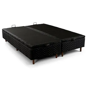 Base para Cama Box Queen Baú Kappesberg 158x198 BAU014 Preto