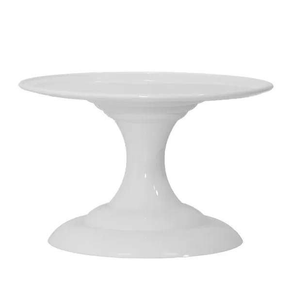 Boleira de Plástico Gaia Amalu Branca 22x13,5cm