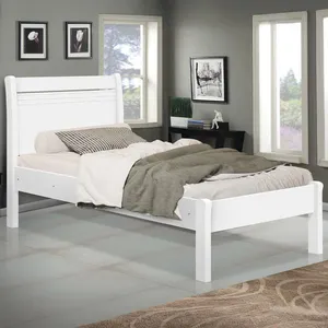 Cama de Solteiro Barreto Siena Branco