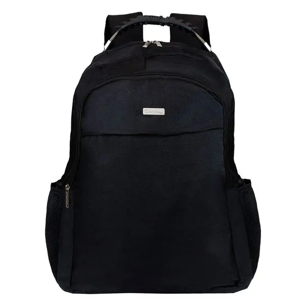 Mochila Costas Executiva Preta Poliéster YS28198 - Yins