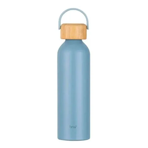 Garrafa De água Em Alumínio 500ml Ga0601 Azul Bali - Brw