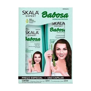 Kit Shampoo Skala Expert Babosa 325ml + Condicionador 325ml Vegano Original