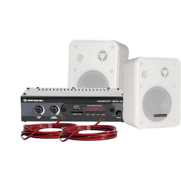 Kit Som Ambiente Ambience 2000 OD V2 Branco Hayonik