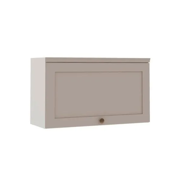 Armário De Cozinha Genialflex Iluminata 1 Pt 80 Cm Bco Fendi