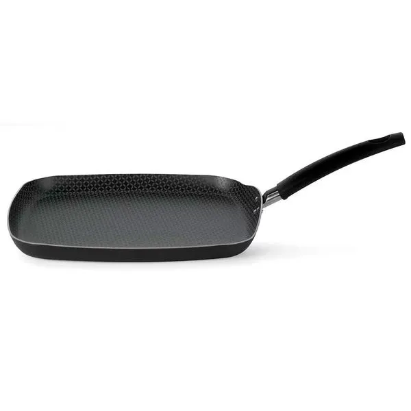 Bistequeira Lisa Multiflon Gourmet Antiaderente Preto