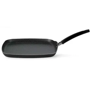 Bistequeira Lisa Multiflon Gourmet Antiaderente Preto