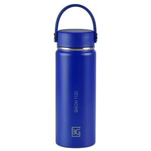 Garrafa Térmica Dual Com Alça 600ml Azul U / Azul
