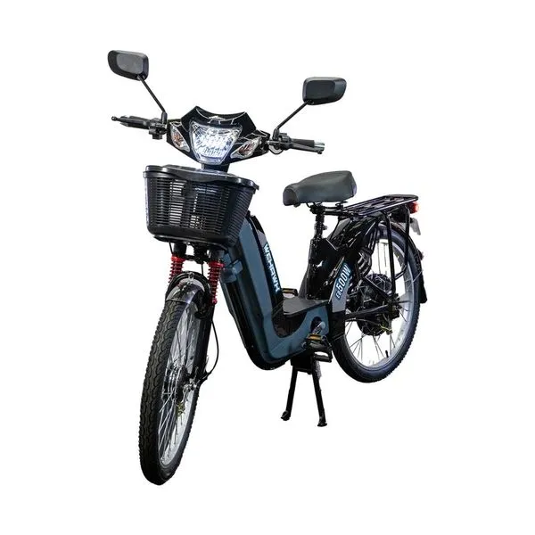 Bicicleta Elétrica EB500W Wx-01 WeHawk Bateria Chumbo Removível 48V Sem CNH Preta