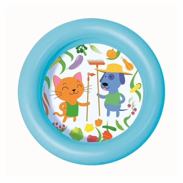 Piscina Kiddie 2 Anéis 21l 61x15cm Azul